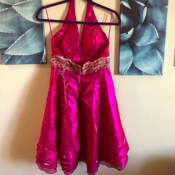 Beautiful Unique Pink Dress - Picture 4 of 4